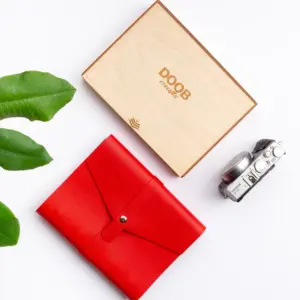 Блокнот-органайзер А5 «The Folio», красный premium
