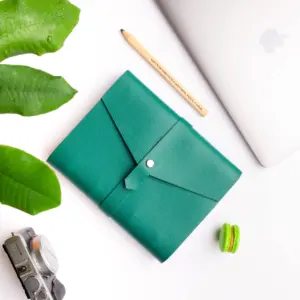 Блокнот-органайзер А5 «The Folio», бирюзовый premium